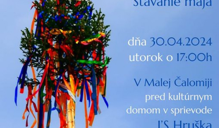1. fotografia fotogalérie Úradná tabuľa archív / Stavanie mája - foto