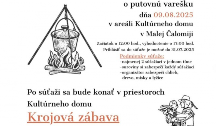 1. fotografia fotogalérie Úradná tabuľa / Súťaž vo varení guľáša